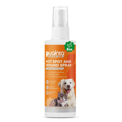 PUAINTA hot spot spray bottle close-up for relief.
