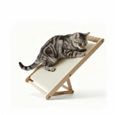 Pudigloy 22-inch cat scratching ramp with stable base for indoor use.