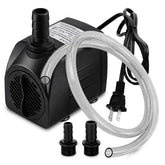Pulaco 400GPH submersible pump front view for quiet pond circulation