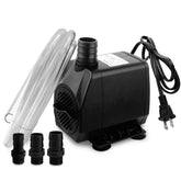 Pulaco 800GPH submersible pump compact design for quiet pond fountain use