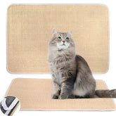 Pumtus 2-pack cat scratcher mats front view with sisal surface for scratching