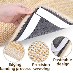 Pumtus sisal texture close-up highlighting durable scratching surface