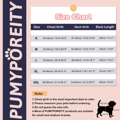 PUMYPOREITY leash ring back enables secure leash attachment during walks.
