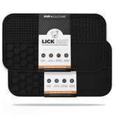 Pup Culture lick mat front view showing sturdy design for slow feeding