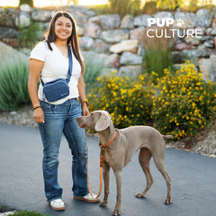 Pup Culture poop bag dispenser for quick, mess-free pickups