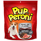 Pup-Peroni Prime Rib soft treats pack shot shows a moisture-rich reward for training