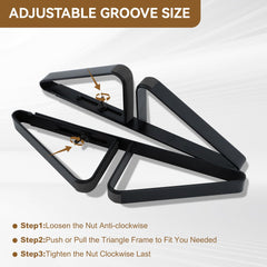 PUPETPO support feet with 2.2-in groove ideal for thick gates.