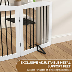 PUPETPO support feet demonstrate customizable groove size for precise gate fit.