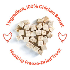 Pupford Freeze Dried Chicken Breast Treat dog-smile image conveying happy, satisfied pets after training