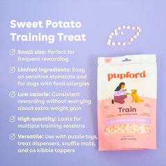 Pupford training treats mini bites ideal for pocket-friendly, mess-free rewards.