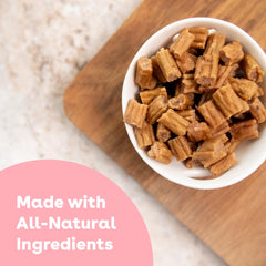 Pupford treats feature 100% natural chicken ingredients for quality rewards.