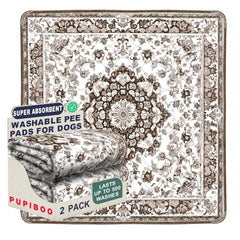 PUPIBOO washable pee pad with waterproof backing protects floors during housebreaking.