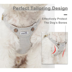Puppytie no-pull harness adjustable straps for secure fit during training