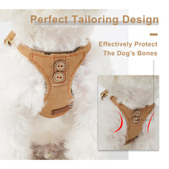 Puppytie No Pull Harness adjustable straps ensure secure, comfortable fit during outdoor activities.