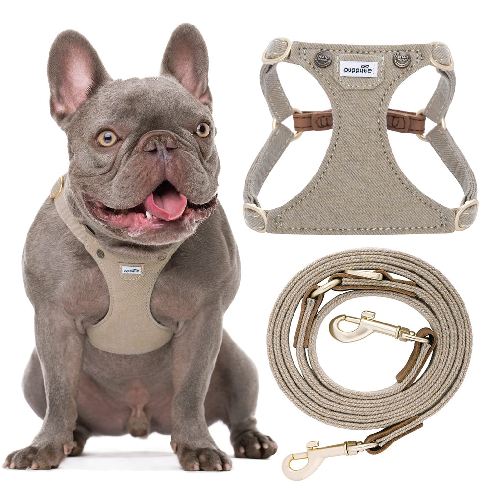 Puppytie No-Pull Harness with soft breathable fabric for skin-friendly daily wear.