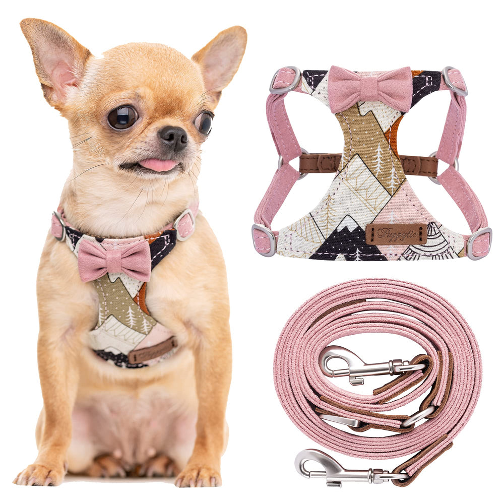 Puppytie No Pull XS harness side view for compact escape-proof fit.
