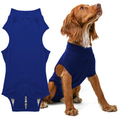 PupShield soft breathable recovery suit on dog for comfortable post-surgery wear