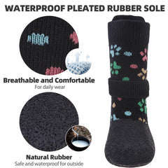 PUPTECK breathable knit upper for all-season comfort