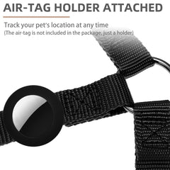 PUPTECK no-pull harness side view shows easy control and breathable fit.
