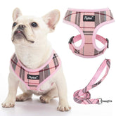 PUPTECK soft mesh harness front view for small dogs daily walks