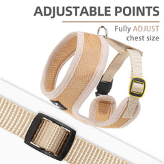 PUPTECK leash attachment shows sturdy D-ring for reliable leash connection.