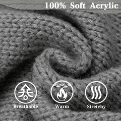 PUPTECK winter sweater hat hood detail highlights extra warmth on cold days.
