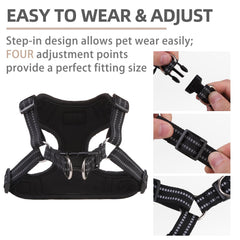 PUPTECK reflective strips enhance night safety by reflecting light from cars.