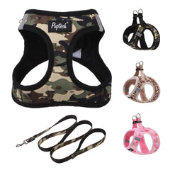 PUPTECK dog harness step-in design for easy dressing and secure daily walks.