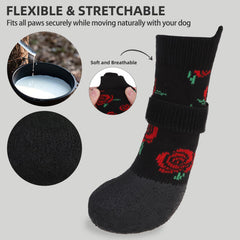 PUPTECK boots feature adjustable straps for a snug, secure fit