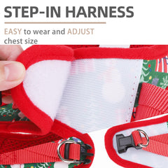 PUPTECK no-pull step-in design showing quick-release closure for easy fitting.