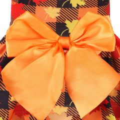 PUPTECK plaid dog dress side fit demonstrates comfortable, unobtrusive wear
