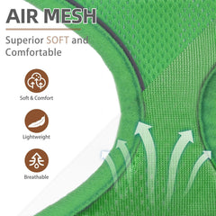 PUPTECK breathable air-mesh close-up highlights lightweight comfort during all-day wear.