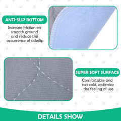 PUPTECK pad has non-slip bottom to stay in place.