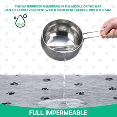 PUPTECK 36x72 pad features waterproof layer protecting floors.