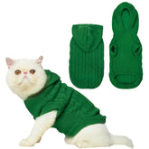 PUPTECK winter sweater coat on a small dog showing cozy warmth for cold walks