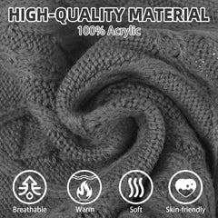 PUPTECK knit detail shows classic twisted pattern for pets