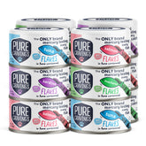Pure Cravings Flakes Tuna Consommé can with glossy sauce supporting a healthy coat.