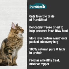 PureBites Minnow packaging USA shot emphasizes domestically sourced freeze-drying.