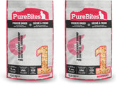 PureBites two-pack shrimp freeze-dried cat treats for training rewards and portion control.