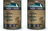 PureBites Wild Smelt freeze-dried treats pack-2oz front view highlights protein-packed snack