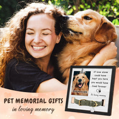 PUREFLY memorial frame inscription area adds a gentle memory touch.