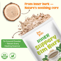 PureRootss inner bark mucilage close-up showing hydrating fiber