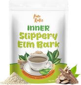 PureRootss slippery elm powder container for daily soothing beverages