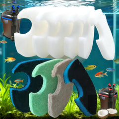 PurifyLogix filter pads with white floss and coarse pads for clearer water