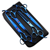 Purple Dragon 7-inch thinning scissor for precise thinning and smooth coats