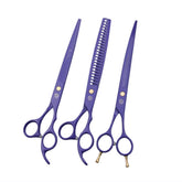 Purple Dragon 8inch dog grooming scissor with sharp blade for precise cuts