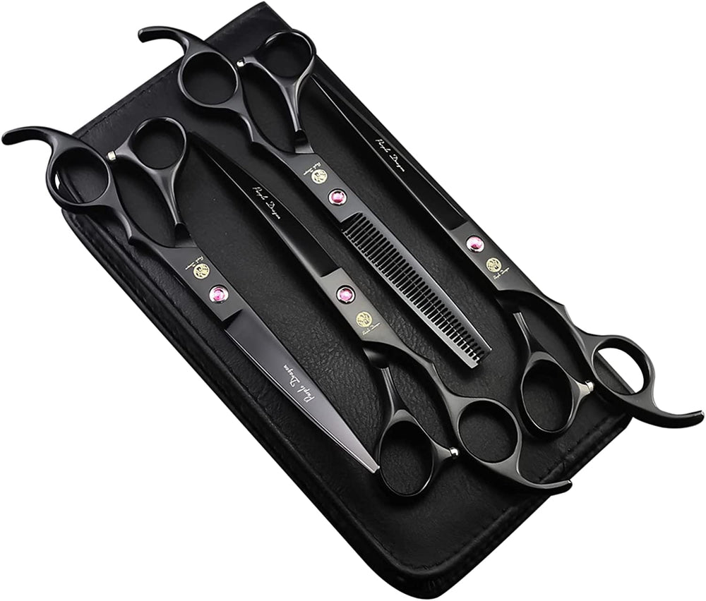 Purple Dragon Professional 7in razor-sharp edge closeup showcases precise cutting for clean finishes.