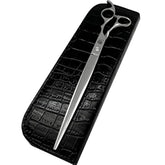 Purple Dragon sharp-edge shears close-up with precise blade for clean cuts.