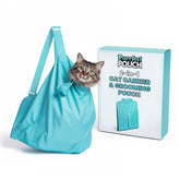 PURRFECT POUCH original cat carrier open shows easy loading and calm transport
