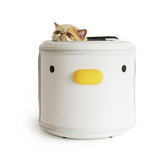 PURROOM Cat Carrier Backpack front duck design provides a calm, enclosed space for timid pets.